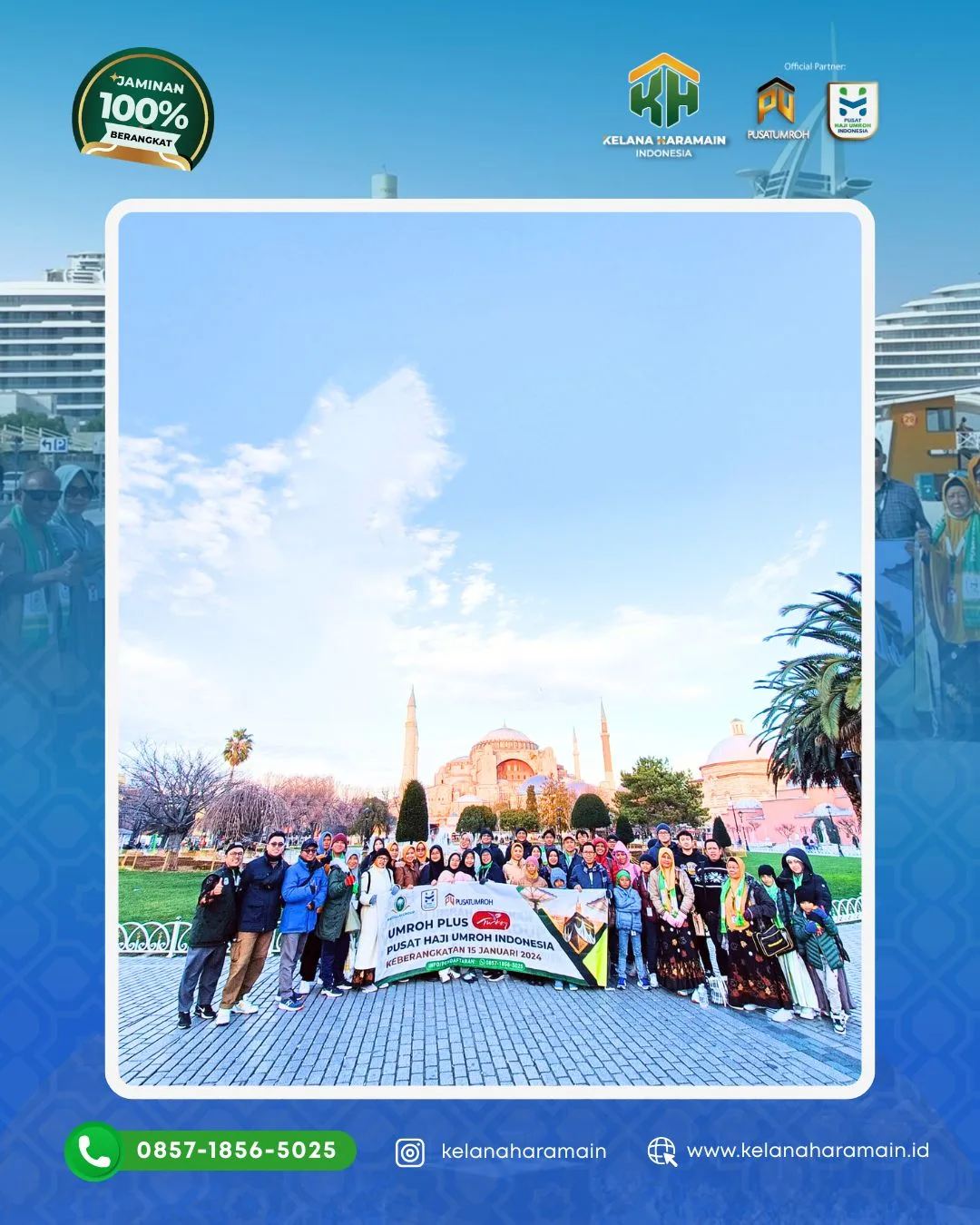 Umroh Plus Turki 9 Agustus 2026 11 Hari via Etihad