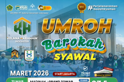 Paket Biaya Umroh Syawal, 21 & 26 Maret 2026