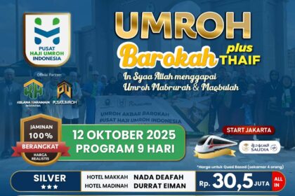 Paket Umroh plus Taif 12 Oktober 2025