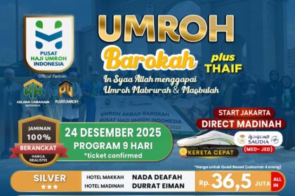 Umroh 24 Desember 2025 9 Hari Direct Madinah