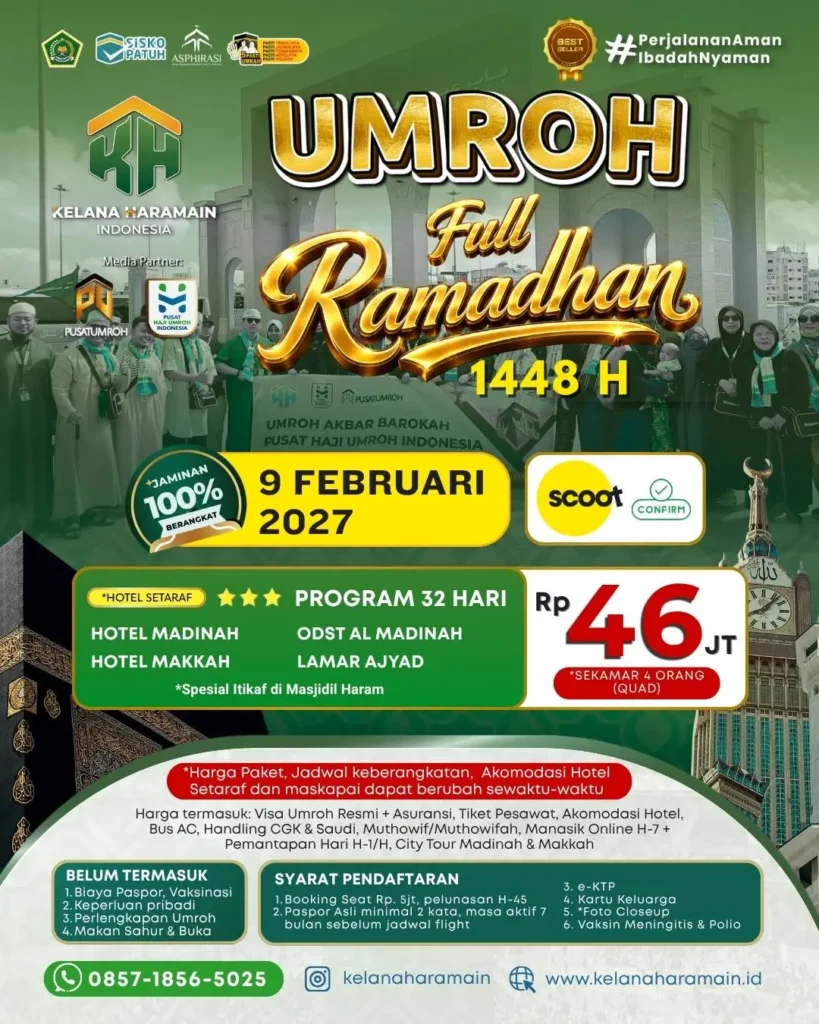 Umroh Full Ramadhan 2027