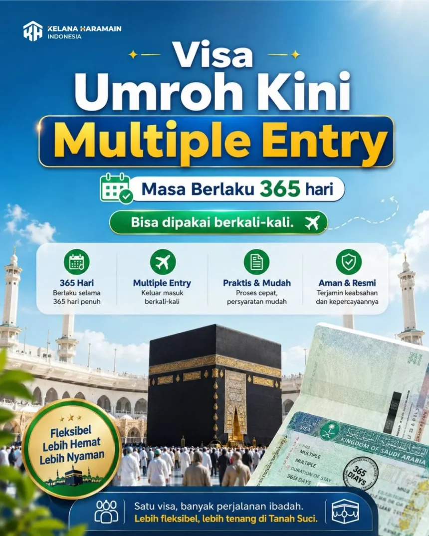Visa Umroh kini Multiple Entry
