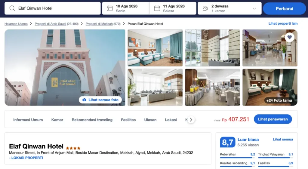Elaf Qinwan Hotel Makkah